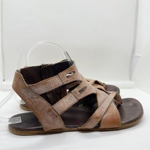 Bed Stu Roan Charlie Epica Brown Leather Gladiador Sandals